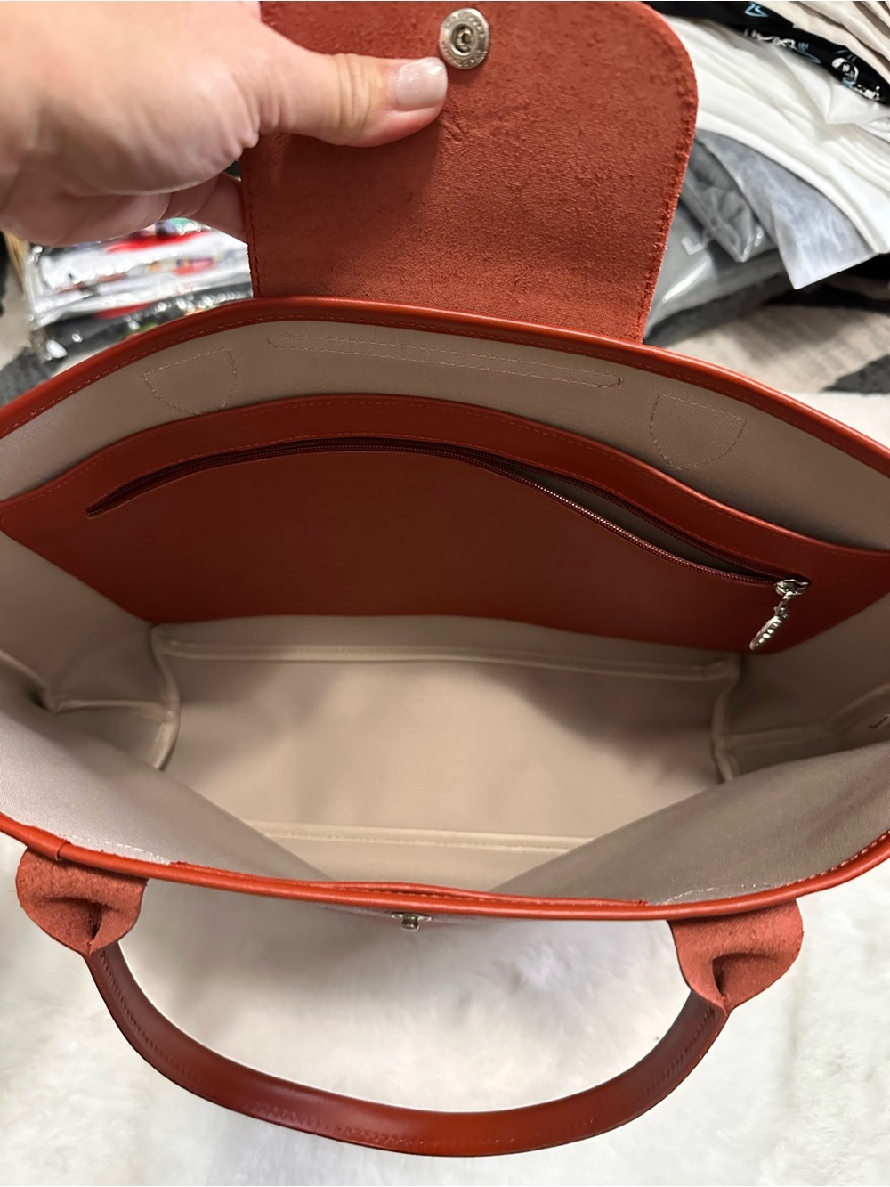 Longchamp Le Pliage City Shoulder Open Top - Picture 6 of 13